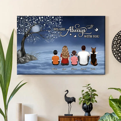 Butterfly I Am Always With You Memorial Personalized Keychain or Poster or Plaque or Ornament
