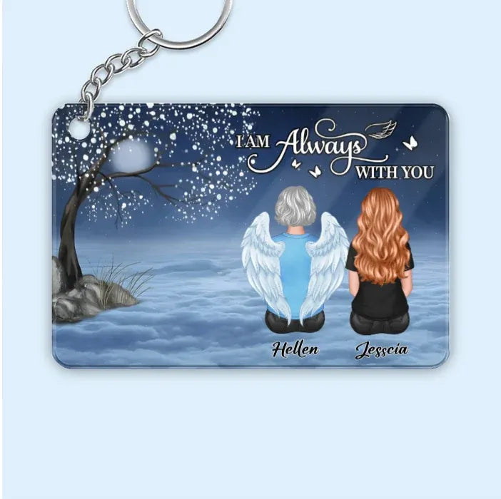 Butterfly I Am Always With You Memorial Personalized Poster or Keychain or Ornament or Plaque